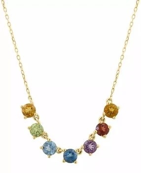 Effy | Multi Gemstones Necklace (7/8 ct. t.w.) in 14k Yellow Gold