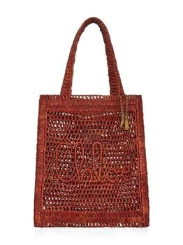 Chloé | Chloé Summer Banana Logo-Detailed Tote Bag