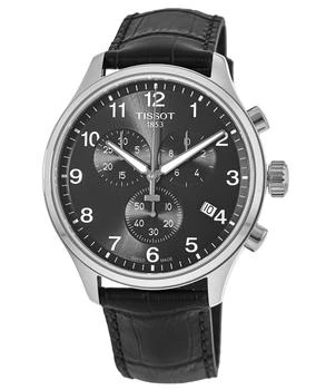 Tissot Tissot Chrono XL Classic Black Dial Leather Strap Men
s Watch T116.617.16.057.00-SD