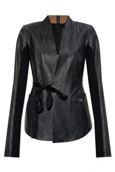 Rick Owens | Rick Owens V-Neck Belted Jacket