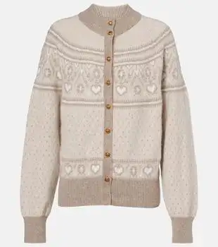 Khaite | Marc Fair Isle cashmere cardigan
