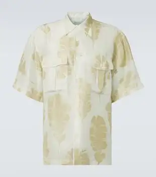 Dries Van Noten | Printed silk bowling shirt