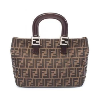 Fendi | Canvas Leather Tote Bag (Pre-Owned)