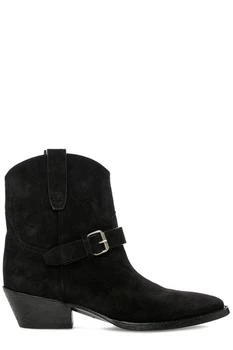 Yves Saint Laurent | Saint Laurent West Buckled Pointed Toe Boots