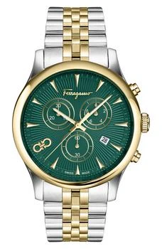undefined Duo Two-Tone Chronograph Bracelet Watch, 42mm