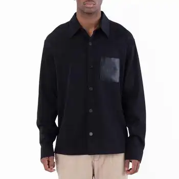 Balmain | Balmain Couture Label Wool Overshirt, Brand Size 41 (Neck Size 16")