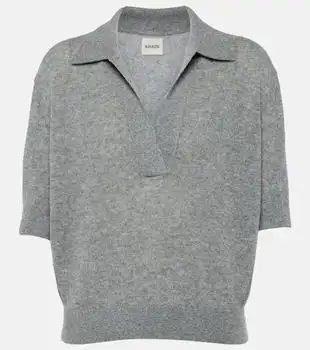 Khaite | Shrunken Jo cashmere-blend polo sweater