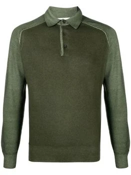 ETRO | Etro Logo Embroidered Straight Hem Knitted Polo Shirt