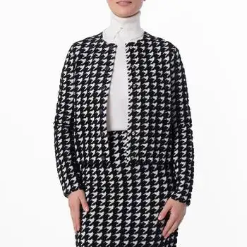 Burberry | Burberry Houndstooth Pattern Cardigan, Size X-Small