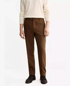 Men's Italian Wool Flannel Suit Pants