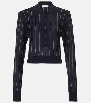 Stella McCartney | Pinstripe wool polo sweater