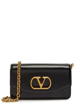 Valentino | Vain small leather clutch