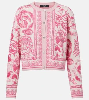 Versace | Underwater Barocco jacquard cardigan