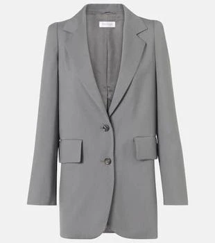 Max Mara | Ebridi wool, mohair, and silk blazer