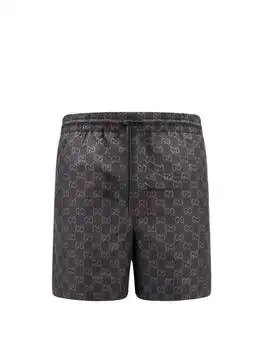 Gucci | Gucci Monogrammed Drawstring Swim Trunks