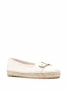 Salvatore Ferragamo | Women's Vara Buckle Detail Espadrilles In White