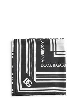 Dolce & Gabbana | DOLCE & GABBANA | Logo print silk twill scarf | Women | PZ