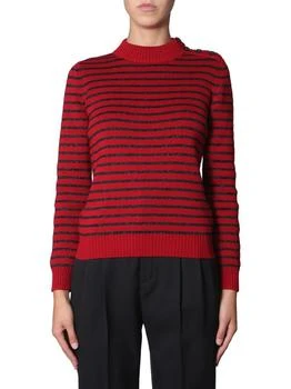 Yves Saint Laurent | Saint Laurent Striped Knit Sweater