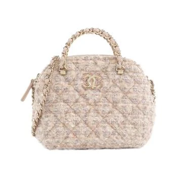 Chanel | Cotton Wool Spangles Handbag Shoulder Bag (Pre-Owned)