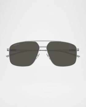 Gucci | Men's GG1676SM Metal Aviator Sunglasses