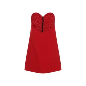Valentino | Valentino Embroidered Heart Strapless Mini Dress