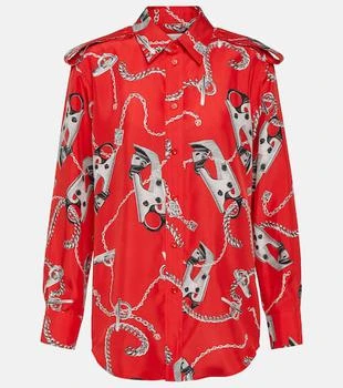 Burberry | Printed silk shirt