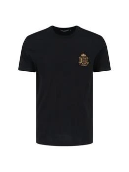 Dolce & Gabbana | Dolce & Gabbana Heraldic Patch Short-Sleeved T-Shirt
