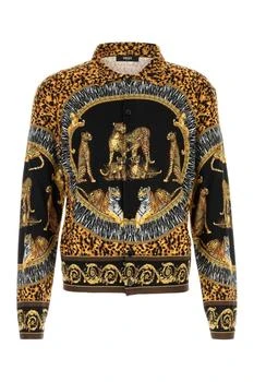 Versace | Versace Wild Cats Printed Knitted Shirt