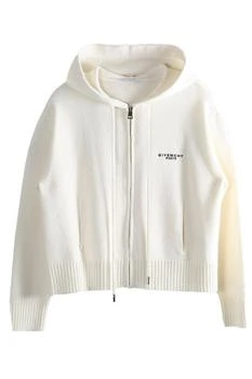Givenchy | Givenchy Paris Signature Embroidered Zipped Hoodie