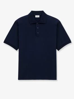 Yves Saint Laurent | Recycled material polo shirt with Cassandre embroidery