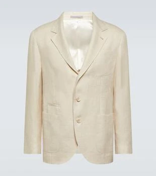 Brunello Cucinelli | Linen, wool, and silk jacket
