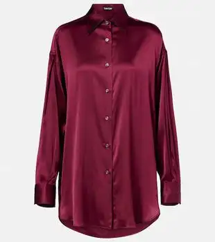 Tom Ford | Silk-blend satin shirt