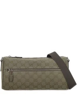 Gucci | Gucci GG Monogrammed Cylinder Duffle Bag