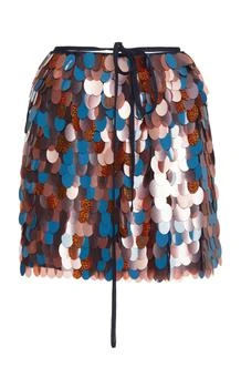 Dries Van Noten | Dries Van Noten Gabrina Paillette-Embroidered Mini Skirt - Moda Operandi