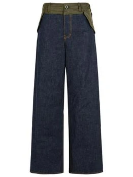 Sacai | Sacai Wide Leg Denim Jeans
