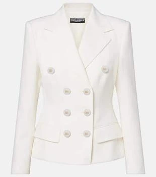 Dolce & Gabbana | Double-breasted wool-blend blazer