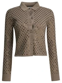 Max Mara | Max Mara Ragno Sequin Embellished Knitted Cardigan