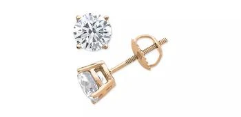 Diamond Stud Earrings (1/10 ct. t.w.) in 10k Gold, White Gold or Rose Gold