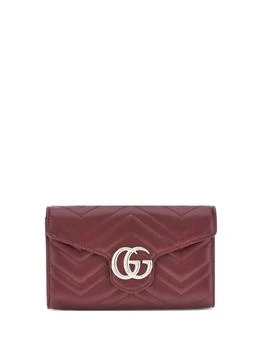 Gucci | Gucci Logo Plaque Quilted Clutch Bag