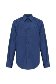 Burberry | Burberry Logo Embroidered Long Sleeved Shirt