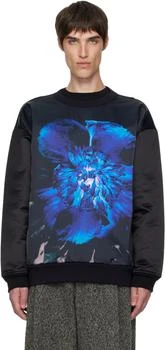 Dries Van Noten | Black Printed Sweatshirt
