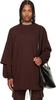 Rick Owens | Burgundy Concordians Tommy Hustler Sweatshirt