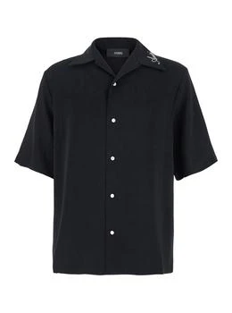 AMIRI | Amiri MA Logo Embroidered Short-Sleeved Shirt