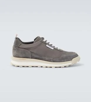 Thom Browne | Suede-trimmed sneakers