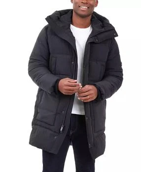 Men
s Heavyweight Hooded Long Puffer Coat