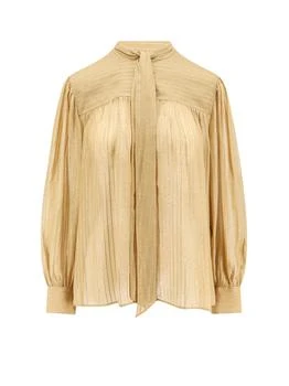 Chloé | Chloé Tie-Neck Striped Blouse