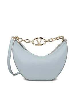 Valentino | Valentino VLogo Moon Zip-Up Small Hobo Bag