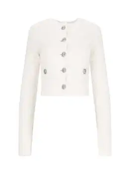 Balenciaga | Balenciaga Tweed Cropped Cardigan