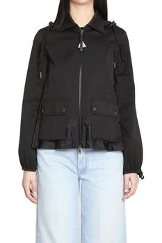 Moncler | Moncler Adenium Logo Patch Hooded Coat