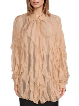 Valentino | Ruffled Silk Blouse
